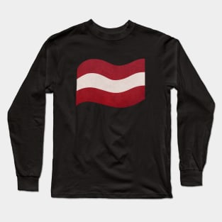 The flag of Latvia Long Sleeve T-Shirt